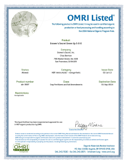 Grower`s Secret Green Up 5-0-0 Product number Status