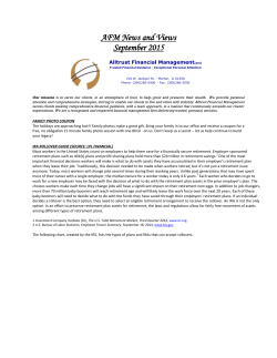 AFM News and Views September 2015