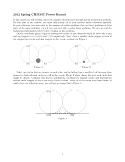 2012 Spring CHMMC Power Round