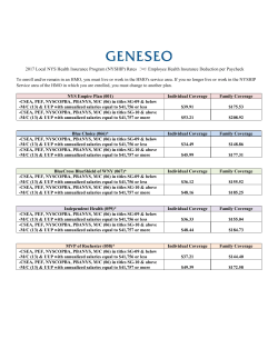 Geneseo 2017 Local Health Insurance Plan Rates