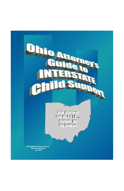 Ohio Attorney`s Guide to Interstate Child Support