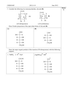 CHEM1405 2012-J-14 June 2012 &bull; Consider the following two