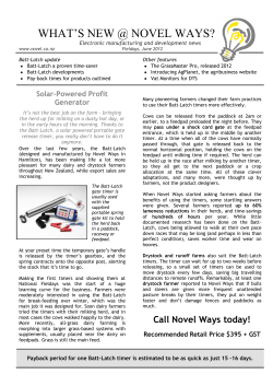 2012 Newsletter