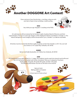 Another DOGGONE Art Contest!