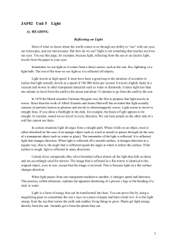 JAF02 Unit 5 Light