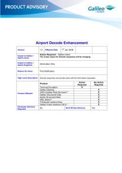 Airport Decode Enhancement