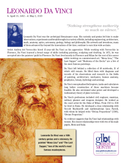 leonardo da vinci - LGBT History Month