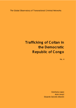 Trafficking of Coltan in the Democratic Republic of Congo