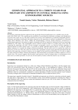 geospatial approach to a thirty-years