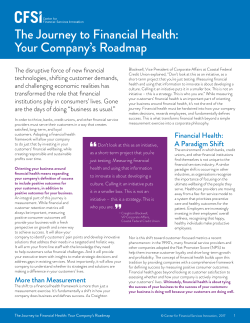 The Journey to Financial Health: Your Company`s Roadmap