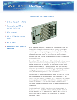 ETHERXTENDER Datasheet