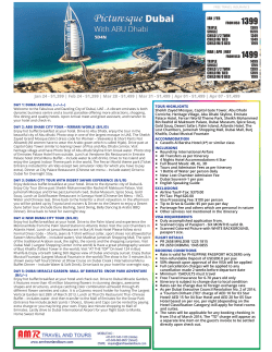 Jan 24 - AMR Travel and Tours