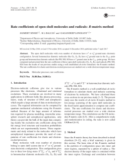 Fulltext PDF - Indian Academy of Sciences