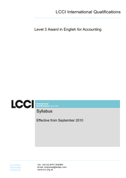 Syllabus Level 3 | PDF 585.1 KB