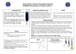 ScienceYear7KnowledgeorganiserIntroductiontoPhysics