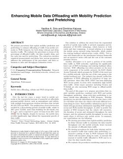 Enhancing Mobile Data Offloading with Mobility Prediction and