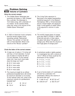 Problem Solving 10-9