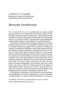 Measuring Unemployment - Brookings Institution
