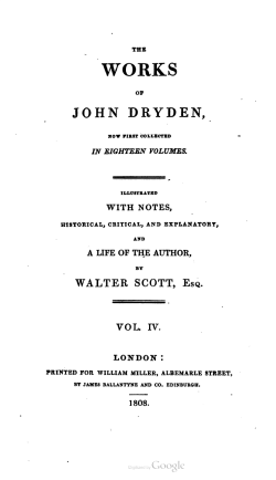 The works of John Dryden