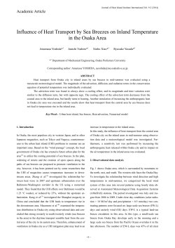 Influence of Heat Transport by Sea Breezes on Inland Temperature