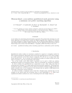 Blossom-Quad: a non-uniform quadrilateral mesh generator