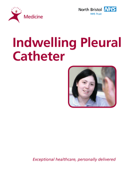 Indwelling Pleural Catheter