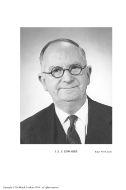 ies edwards - British Academy