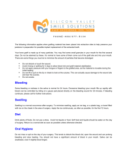 Bleeding Swelling Diet Oral Hygiene