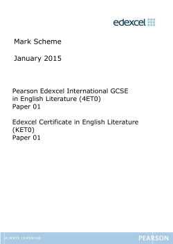 Mark Scheme - Edexcel