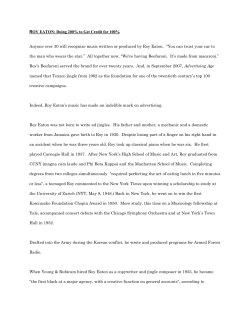 ROY EATON - Advertising Hall of Fame