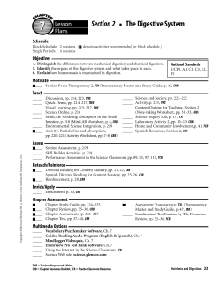 7.2 - The Digestive System