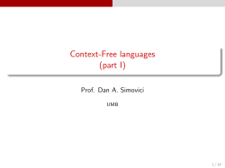 Context-Free languages