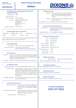 0191 271 0222 Helium - Dixons of Westerhope