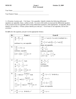 Fall 2009 Exam 1 (censored a bit) with solutions.