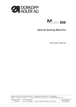888-M instruction manual