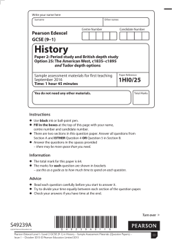 Pearson Edexcel GCSE (9&ndash;1)