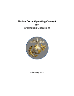 Marine Corps Operating Concept for Information Operations
