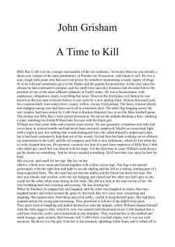 A Time to Kill - The Marvel Teacher