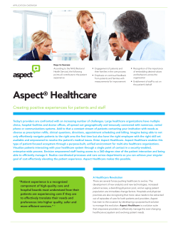 Aspect® Healthcare