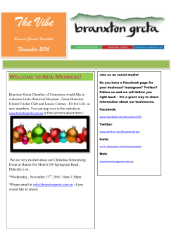 The Vibe - Branxton Greta Business Chamber