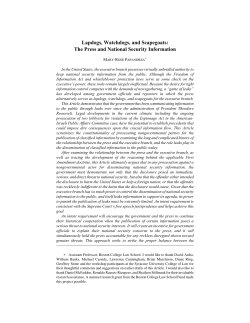 Lapdogs, Watchdogs, and Scapegoats: The