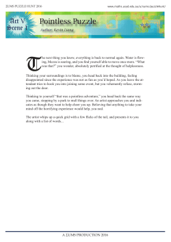 Scene 1 - Pointless Puzzle