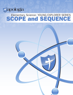 SCOPE and SEQUENCE