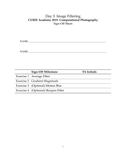 Image Filtering - Cornell Computer Science