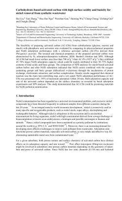 Carbohydrate-based activated carbon with high