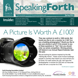 A Picture Is Worth A &pound;100? - Forth Housing Association Ltd