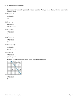 3-1 hw answers - Ottawa Hills Local Schools