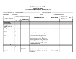 The University of the West Indies St. Augustine