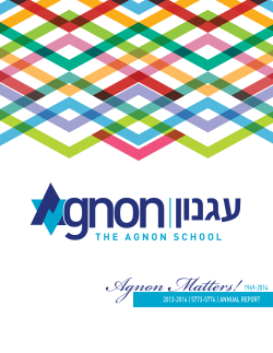 the agnon school