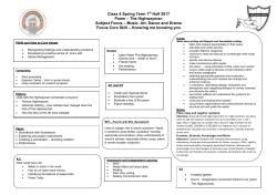 Class 4 Spring Term 1 Half 2017 Poem &ndash; The Highwayman Subject